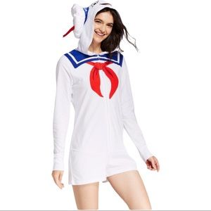 Ghostbusters Stay Puft Marshmallow Man Romper